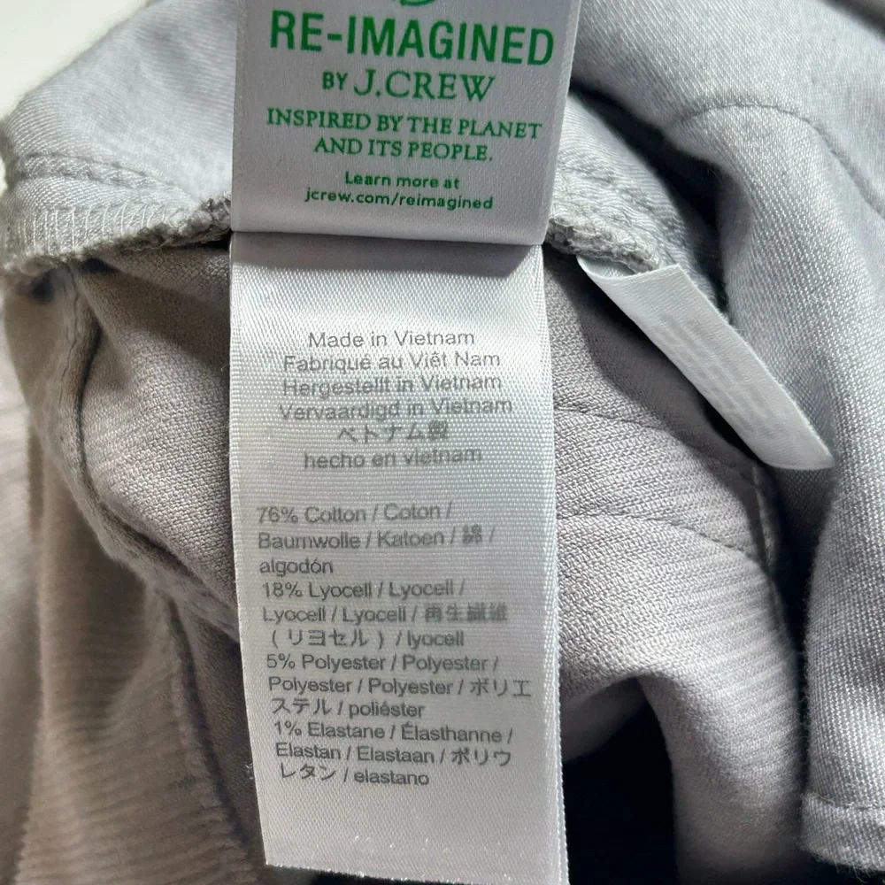 J. Crew Corduroy Pants Size 32 Gray Stretch 5-Pocket‎ Re-Imagined Office 35x28